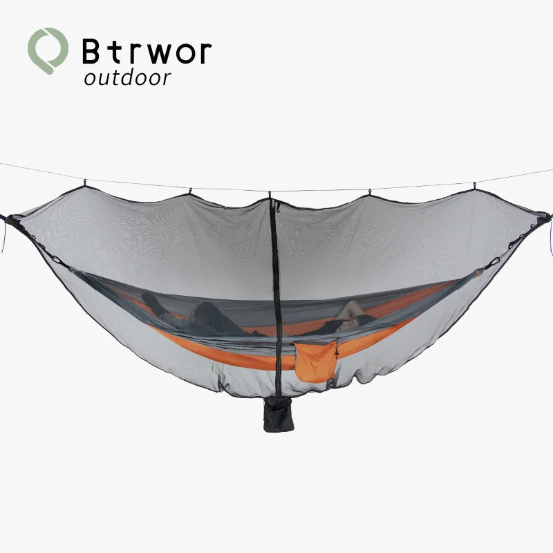 Btrwor Hammock mosquito net Outdoor Travel portable nylon Anti-mosquitoLightweight Camping Hammock, 1 to 2 Person
Btrwor Hammock mosquito net Outdoor Travel portable nylon Anti-mosquitoLightweight Camping Hammock, 1 to 2 Person