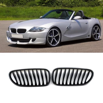 E85 Grille, Front Replacement Kidney Grill for BMW Z Series Z4/E85 2003-2008(Gloss Black) 
E85 Grille, Front Replacement Kidney Grill for BMW Z Series Z4/E85 2003-2008(Gloss Black)