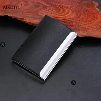Unisex Pocket Business Card Holders Curve Shape PU Leather Card Package Case Stainless Steel Card Case Gift Namecard Cardcase
Unisex Pocket Business Card Holders Curve Shape PU Leather Card Package Case Stainless Steel Card Case Gift Namecard Cardcase