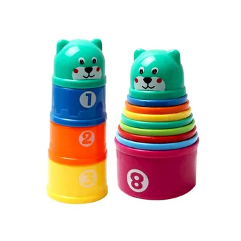 Childrens Stacking Cup Toys Early Educational Intelligence Toy Rainbow Color Folding Tower Set Baby Birthday Christmas Gift
Childrens Stacking Cup Toys Early Educational Intelligence Toy Rainbow Color Folding Tower Set Baby Birthday Christmas Gift