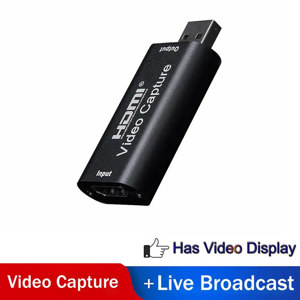 Mini Video Capture Card USB 2.0 HDMI Video Grabber Record Box DVD Camcorder for PS4 Game HD Camera Recording Live Streaming
Mini Video Capture Card USB 2.0 HDMI Video Grabber Record Box DVD Camcorder for PS4 Game HD Camera Recording Live Streaming