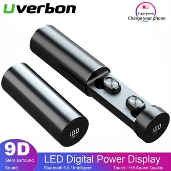 B9 TWS Bluetooth Earphone 5.0 Wireless Sports Headphones Waterproof Earbuds LED Display HIFI In-ear Gaming Heasets With MIC
B9 TWS Bluetooth Earphone 5.0 Wireless Sports Headphones Waterproof Earbuds LED Display HIFI In-ear Gaming Heasets With MIC