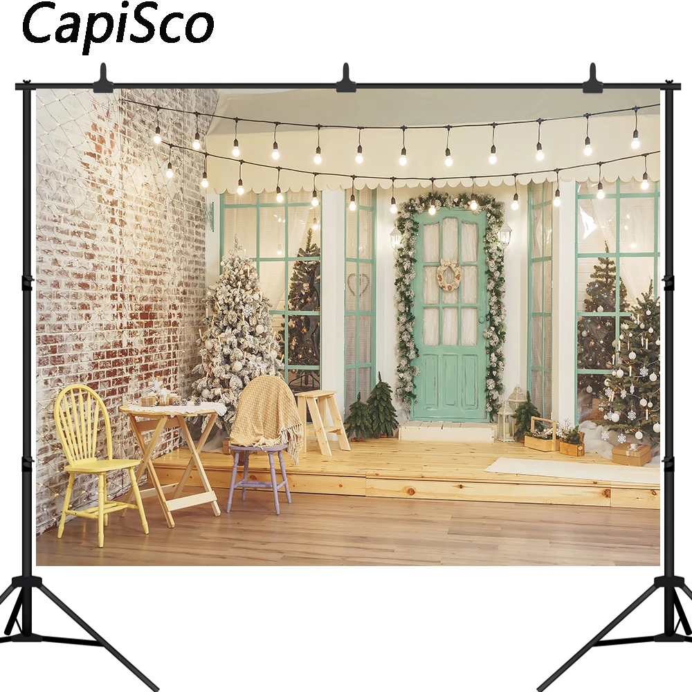 Рождественский фон Capisco для фотосъемки, светильник, лампа, венок, дерево, дверь, деревянный пол, декорации, реквизит для фотосессии
Рождественский фон Capisco для фотосъемки, светильник, лампа, венок, дерево, дверь, деревянный пол, декорации, реквизит для фотосессии