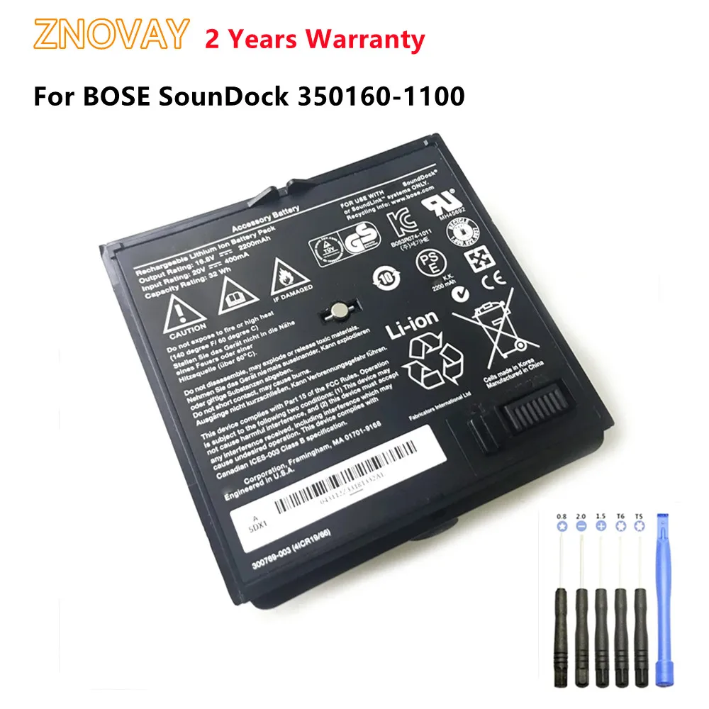 Новый аккумулятор ZNOVAY для BOSE SounDock Soundlink Air 350160-1100 002 300770-001, сменный аккумулятор 16,8 в, 2200 мАч
Новый аккумулятор ZNOVAY для BOSE SounDock Soundlink Air 350160-1100 002 300770-001, сменный аккумулятор 16,8 в, 2200 мАч