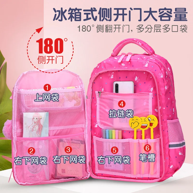 Bing xiang shi School Bag Schoolbag for Elementary School Students Girls New Style Korean-style CHILDREN'S Rucksack Cute GIRL'S
Bing xiang shi School Bag Schoolbag for Elementary School Students Girls New Style Korean-style CHILDREN'S Rucksack Cute GIRL'S