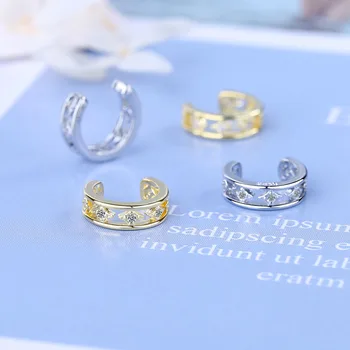 2 Colors 925 Sterling Silver Ear Cuffs Earrings Without Piercing Korean Simple Small Round Cubic Zircon Clip on Earrings Jewelry
2 Colors 925 Sterling Silver Ear Cuffs Earrings Without Piercing Korean Simple Small Round Cubic Zircon Clip on Earrings Jewelry