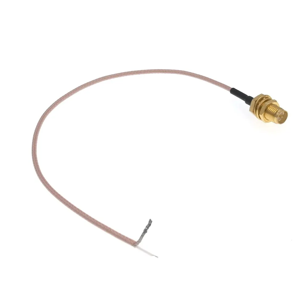 RP-SMA Female To PCB SOLDER RG178 2