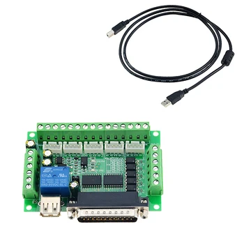 1pc MACH3 Engraving machine 5 Axis CNC Breakout Board With Optical Coupler for Stepper Motor drive controller with TYPE B USB
1pc MACH3 Engraving machine 5 Axis CNC Breakout Board With Optical Coupler for Stepper Motor drive controller with TYPE B USB