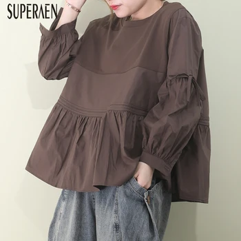 SuperAen Spring 2020 New Hoody Wild Women Sweatshirts Solid Colot Wild Casual Ladies Sweatshirts Korean-style Plu Sized Tops
SuperAen Spring 2020 New Hoody Wild Women Sweatshirts Solid Colot Wild Casual Ladies Sweatshirts Korean-style Plu Sized Tops
