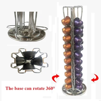 Practical Coffee Capsule Holder Tower Stand For 40 Nespresso Capsules Storage Soporte Capsulas Nespresso Coffee Pod Holder 
Practical Coffee Capsule Holder Tower Stand For 40 Nespresso Capsules Storage Soporte Capsulas Nespresso Coffee Pod Holder