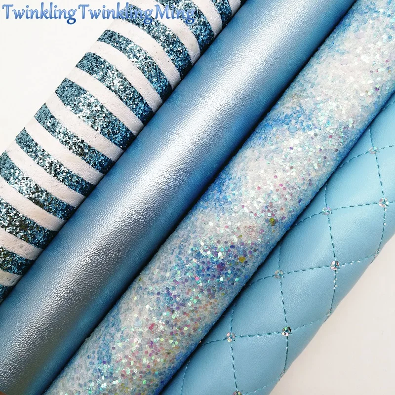 BLUE Glitter Fabirc,Faux Leather Fabric, Plaids Synthetic Leather Fabric Sheets For Bow A4 21x29CM Twinkling Ming XM661
BLUE Glitter Fabirc,Faux Leather Fabric, Plaids Synthetic Leather Fabric Sheets For Bow A4 21x29CM Twinkling Ming XM661