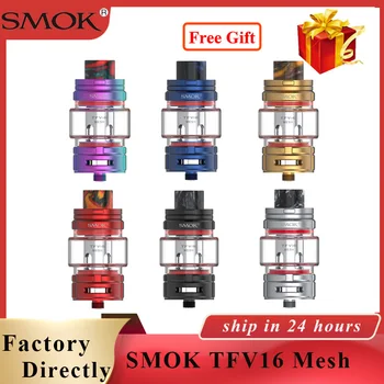 Newest Vaporizer Atomizer SMOK TFV16 Mesh Vape tank fit Mesh Coil Top refill vape Mesh tank for 510 E Cigarette box mod
Newest Vaporizer Atomizer SMOK TFV16 Mesh Vape tank fit Mesh Coil Top refill vape Mesh tank for 510 E Cigarette box mod