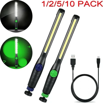 COB LED Work Light USB Charging Rechargeable Magnetic Base 360-Degree Adjustable Inspection Lamp Cordless Worklight Tool
COB LED Work Light USB Charging Rechargeable Magnetic Base 360-Degree Adjustable Inspection Lamp Cordless Worklight Tool