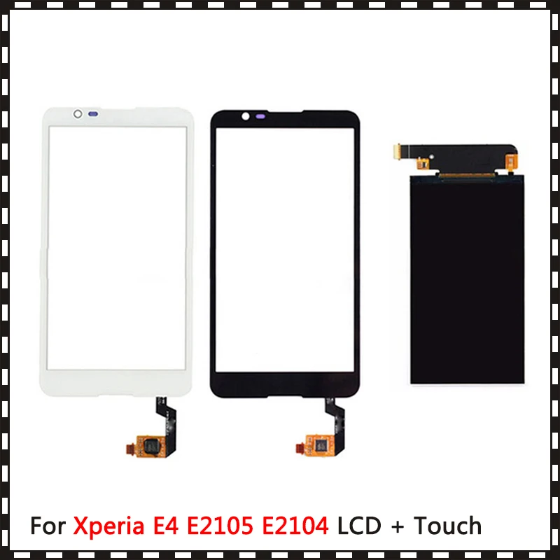 ЖК-дисплей с дигитайзером сенсорного экрана для Sony Xperia E4 E2105 E2104 5 0 дюйма |
