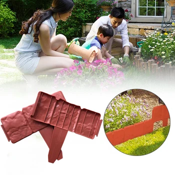 Flower Bed Fence 10pcs/set Cobbled Stone Effect Grass Flower Bed Fence Outdoor Garden Lawn Edging 
Flower Bed Fence 10pcs/set Cobbled Stone Effect Grass Flower Bed Fence Outdoor Garden Lawn Edging