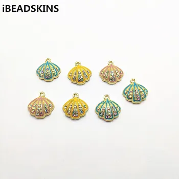 New arrival! 18x17mm 50pcs Zinc Alloy/Rhinestone shell charm for Woman Necklace Earrings parts,hand Made Earrings Jewelry DIY 
New arrival! 18x17mm 50pcs Zinc Alloy/Rhinestone shell charm for Woman Necklace Earrings parts,hand Made Earrings Jewelry DIY