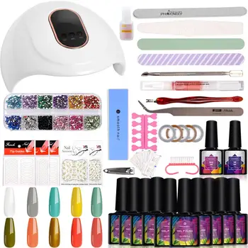 PHOENIXY Manicure Set Nail Polish Kit 72W UV LED Lamp 10Colors Nail Gel Polish Manicure Art Tools For Beginner Nail Tips UV LED
PHOENIXY Manicure Set Nail Polish Kit 72W UV LED Lamp 10Colors Nail Gel Polish Manicure Art Tools For Beginner Nail Tips UV LED