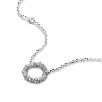 Hot Girl 925 Sterling Silver Necklace Zircon Circle Pendant Simple Style silver Chain Birthday Gift bijoux jewelry accessories
Hot Girl 925 Sterling Silver Necklace Zircon Circle Pendant Simple Style silver Chain Birthday Gift bijoux jewelry accessories