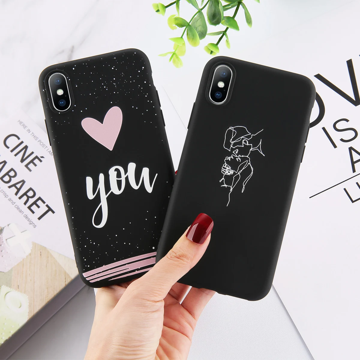 Cool Black Phone Case for iphone XS MAX XR X 8 7 6 6S Plus Line Drawing Love Heart Cover for iphone 8 7 6 6S Funda Capa
Cool Black Phone Case for iphone XS MAX XR X 8 7 6 6S Plus Line Drawing Love Heart Cover for iphone 8 7 6 6S Funda Capa