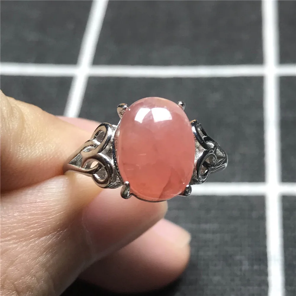100% Natural Red Rhodochrosite Ring For Woman Man 11x8mm Crystal 925 Silver Sterling Luxury Jewelry Adjustable Finge Ring AAAAA
100% Natural Red Rhodochrosite Ring For Woman Man 11x8mm Crystal 925 Silver Sterling Luxury Jewelry Adjustable Finge Ring AAAAA