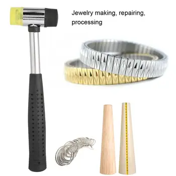 4pcs/set Mandrel Sizer Jewelry Making Tools for Ring Bracelet Repairing Measuring Processing Measure Tool for Jewelry Repairing
4pcs/set Mandrel Sizer Jewelry Making Tools for Ring Bracelet Repairing Measuring Processing Measure Tool for Jewelry Repairing