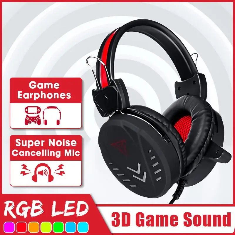 Headset Bass Gaming Headphones Game Earphones Casque with Mic for PC Mobile Phone New Xboxs One Tablet
Headset Bass Gaming Headphones Game Earphones Casque with Mic for PC Mobile Phone New Xboxs One Tablet