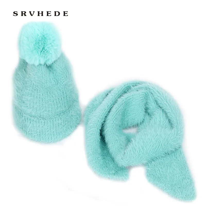 Hot Children's Solid Color Knit Beanies Scarf 2 Pieces Set Winter Angora Wool Soft Hat Scarves Boy Girl Luxury Kids Baby 2019
Hot Children's Solid Color Knit Beanies Scarf 2 Pieces Set Winter Angora Wool Soft Hat Scarves Boy Girl Luxury Kids Baby 2019