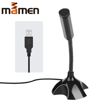 MAMEN Desktop Mini USB Microphone Omni-directional Condenser Microfone for Network chat Video conference Playing game Stand Mic
MAMEN Desktop Mini USB Microphone Omni-directional Condenser Microfone for Network chat Video conference Playing game Stand Mic