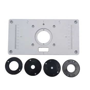 Aluminum Router Table Insert Plate With 4 Rings Screws For Woodworking Benches For Woodworking Router Table
Aluminum Router Table Insert Plate With 4 Rings Screws For Woodworking Benches For Woodworking Router Table