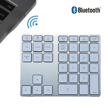 35-Key Numeric Keypad 2.4G Wireless Bluetooth 5.0 Number Pads Laptop Office Financial PC Desktop Notebook rechargeable Keyboard
35-Key Numeric Keypad 2.4G Wireless Bluetooth 5.0 Number Pads Laptop Office Financial PC Desktop Notebook rechargeable Keyboard