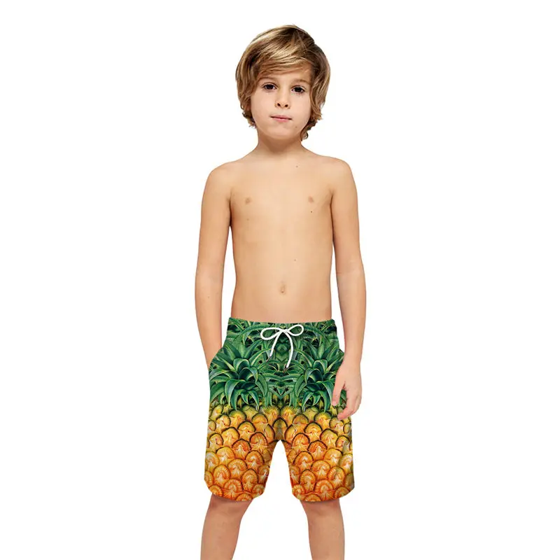 New Design Kids Summer Short Drawstring Elastic Beach Short 3D Pineapple Printing Children Swimwear Beach Short Pants
New Design Kids Summer Short Drawstring Elastic Beach Short 3D Pineapple Printing Children Swimwear Beach Short Pants