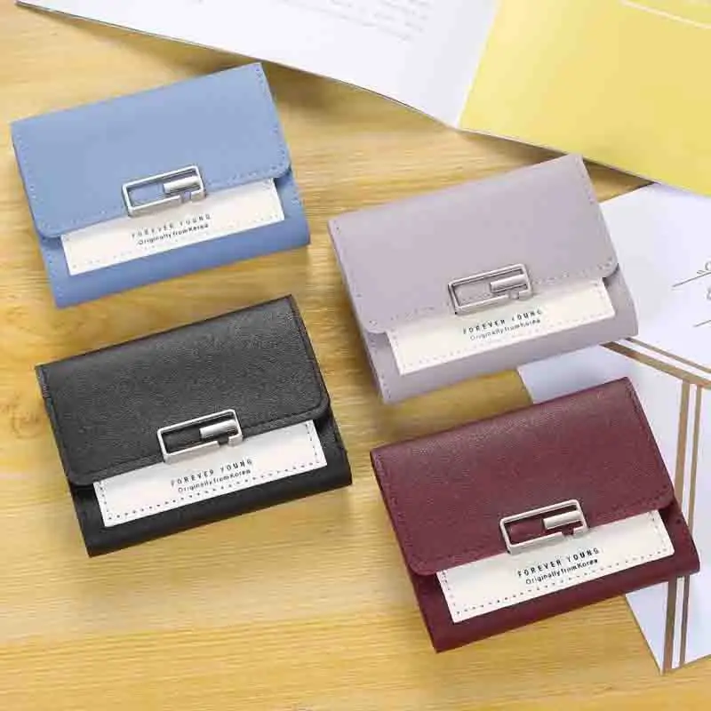 2020 New Style Pu Korean Style Wallet Short Women's Simple Fashion Coin Purse Leather Leather Wallet
2020 New Style Pu Korean Style Wallet Short Women's Simple Fashion Coin Purse Leather Leather Wallet