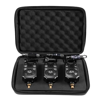 Lixada 6pcs/set Fishing Bite Alarms Set Digital Fishing Alarm Kit LED Alarm Indicator Alert Bell Fishing Swinger Fishing Tackle
Lixada 6pcs/set Fishing Bite Alarms Set Digital Fishing Alarm Kit LED Alarm Indicator Alert Bell Fishing Swinger Fishing Tackle