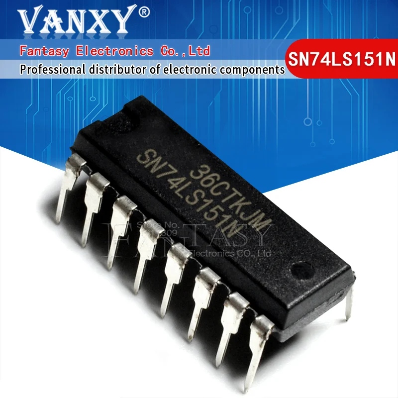 10 шт. SN74LS151N DIP16 HD74LS151P DIP-16 74LS151 DIP SN74LS151 | Электронные компоненты и принадлежности