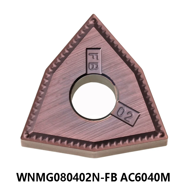 100% Original WNMG080402N-FB AC6040M Carbide Inserts WNMG080402 N-FB Lathe Cutter WNMG0804 Turning Tools
100% Original WNMG080402N-FB AC6040M Carbide Inserts WNMG080402 N-FB Lathe Cutter WNMG0804 Turning Tools