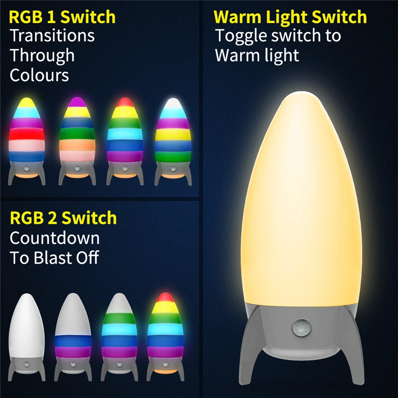 LED Rocket Lamp