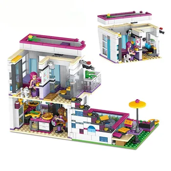 Compatible with Blocks 41135 Friends series Livi's Pop Star House Building Blocks Emma Andrea mini-doll figures Toys Best Gift
Compatible with Blocks 41135 Friends series Livi's Pop Star House Building Blocks Emma Andrea mini-doll figures Toys Best Gift
