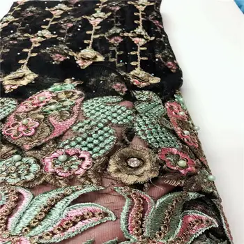 Black African French Tulle Net Lace Fabric with stones Fashion Nigerian Wedding African Lace Fabrics For Dress ELM043
Black African French Tulle Net Lace Fabric with stones Fashion Nigerian Wedding African Lace Fabrics For Dress ELM043