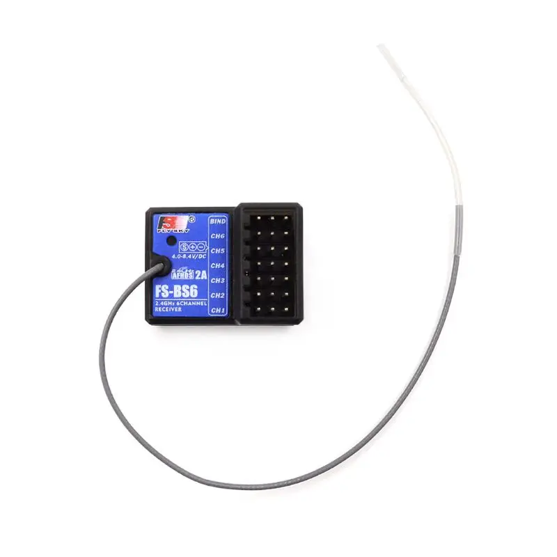 2.4G 6CH FS-BS6 RC Receiver Built-in Gyro Fail-Safe For FS-GT5 FS-IT4S Transmitter RC Car Boat Accessories
2.4G 6CH FS-BS6 RC Receiver Built-in Gyro Fail-Safe For FS-GT5 FS-IT4S Transmitter RC Car Boat Accessories
