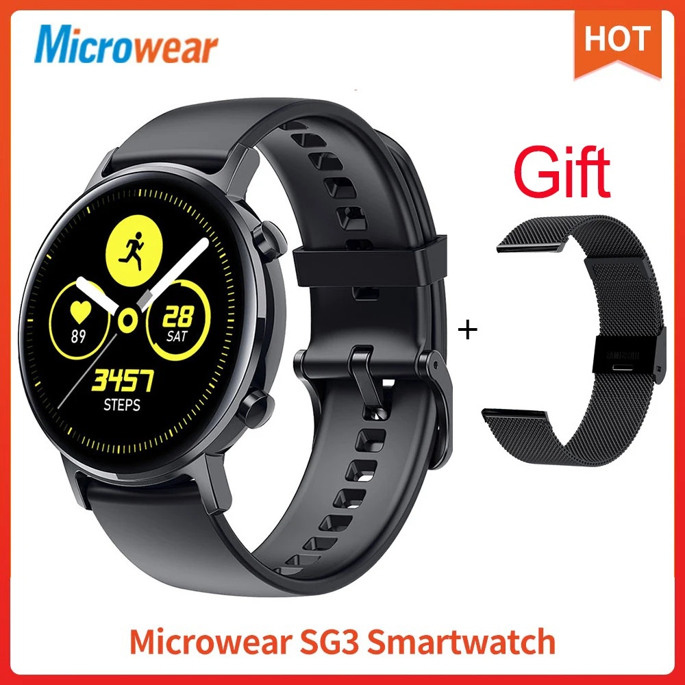 

SG3 Smart Watch Men 390*390 HD AMOLED ECG IP68 Blood Pressure Heart Rate Fitness Tracker Sports SmartWatch