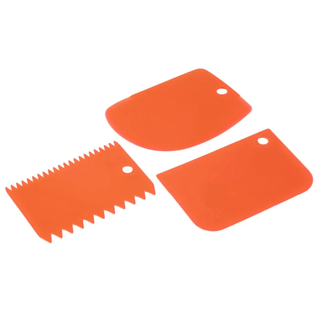 PREUP 3PCS Plastic Dough Icing Fondant Scraper Cake Decorating Baking Pastry Tools Plain Smooth Jagged Edge Spatulas Cutters
PREUP 3PCS Plastic Dough Icing Fondant Scraper Cake Decorating Baking Pastry Tools Plain Smooth Jagged Edge Spatulas Cutters