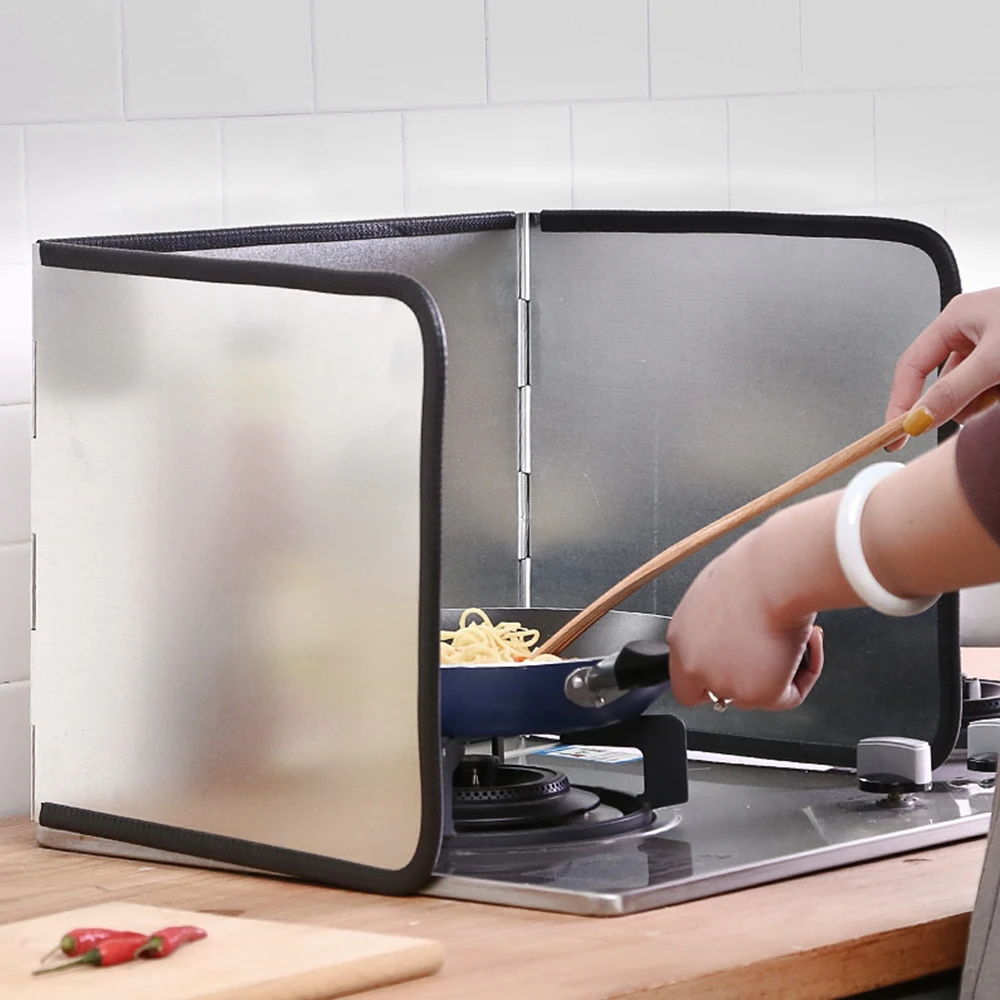 Oil Splatter Screens Galvanized Sheet Plate Oil Baffle Gas Stove Splash Proof Foldable Oil Insulation Board Kichen Cooking Tools
Oil Splatter Screens Galvanized Sheet Plate Oil Baffle Gas Stove Splash Proof Foldable Oil Insulation Board Kichen Cooking Tools