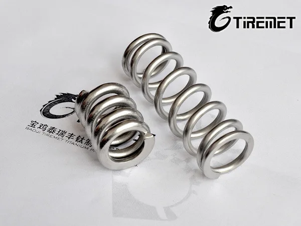 Birdy Bird Car Only Titanium Alloy Elasticity Front after Shock Absorber Spring Titanium Spring