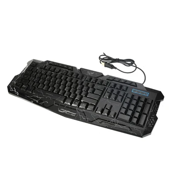 3 Colors Crack Illuminated LED Backlight USB Wired Multimedia PC Gaming Keyboard
3 Colors Crack Illuminated LED Backlight USB Wired Multimedia PC Gaming Keyboard