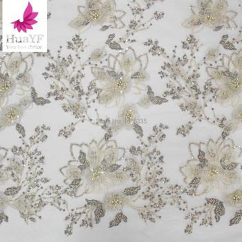 New Arriva French Handmade Beaded Luxury Lace Fabric Newest Fabric Handmade Beads Lace Heavy, Wedding Bride Pulple Lace HY1146-6
New Arriva French Handmade Beaded Luxury Lace Fabric Newest Fabric Handmade Beads Lace Heavy, Wedding Bride Pulple Lace HY1146-6