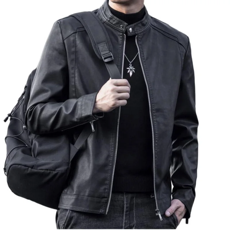 Men Winter Causal Leather Jacket Coat Mens Zipper Design Motor Biker PU Leather Jacket Male Baseball Outwear
Men Winter Causal Leather Jacket Coat Mens Zipper Design Motor Biker PU Leather Jacket Male Baseball Outwear