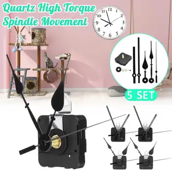 5 Set Long Hand Quartz Clock Movement Mechanism Motor High Torque Hour Minute Hands DIY Module Kit Accessories
5 Set Long Hand Quartz Clock Movement Mechanism Motor High Torque Hour Minute Hands DIY Module Kit Accessories