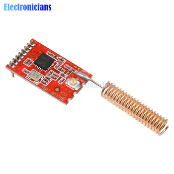 433MHz CC1101 10mW Wireless RF Transmitter and Receiver Module NRF905/SX1212/Si4432 Board with Spring Antenna
433MHz CC1101 10mW Wireless RF Transmitter and Receiver Module NRF905/SX1212/Si4432 Board with Spring Antenna
