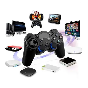 2.4G Wireless Game Controller Joystick Gamepad With Micro USB OTG Converter Adapter For An-droid TV Box For PC PS3
2.4G Wireless Game Controller Joystick Gamepad With Micro USB OTG Converter Adapter For An-droid TV Box For PC PS3