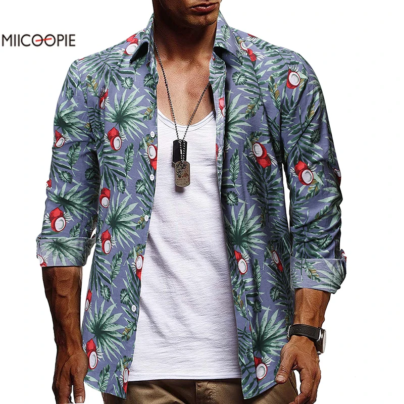 Miicoopie Fashion Mens Hawaiian Shirt Street Wear Floral Print Short Sleeve Shirt Summer Beach Style Holiday Casual Shirt
Miicoopie Fashion Mens Hawaiian Shirt Street Wear Floral Print Short Sleeve Shirt Summer Beach Style Holiday Casual Shirt